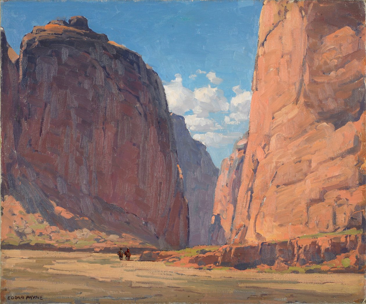 Canyon Portal, cca 1935 (olej na plátně) od Edgar Alwin Payne