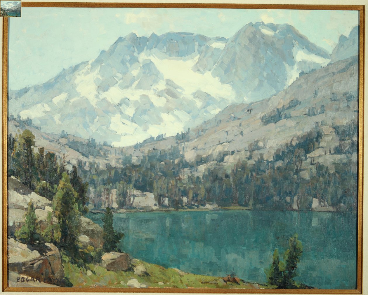 Sierra Lake (olej na plátně) od Edgar Alwin Payne