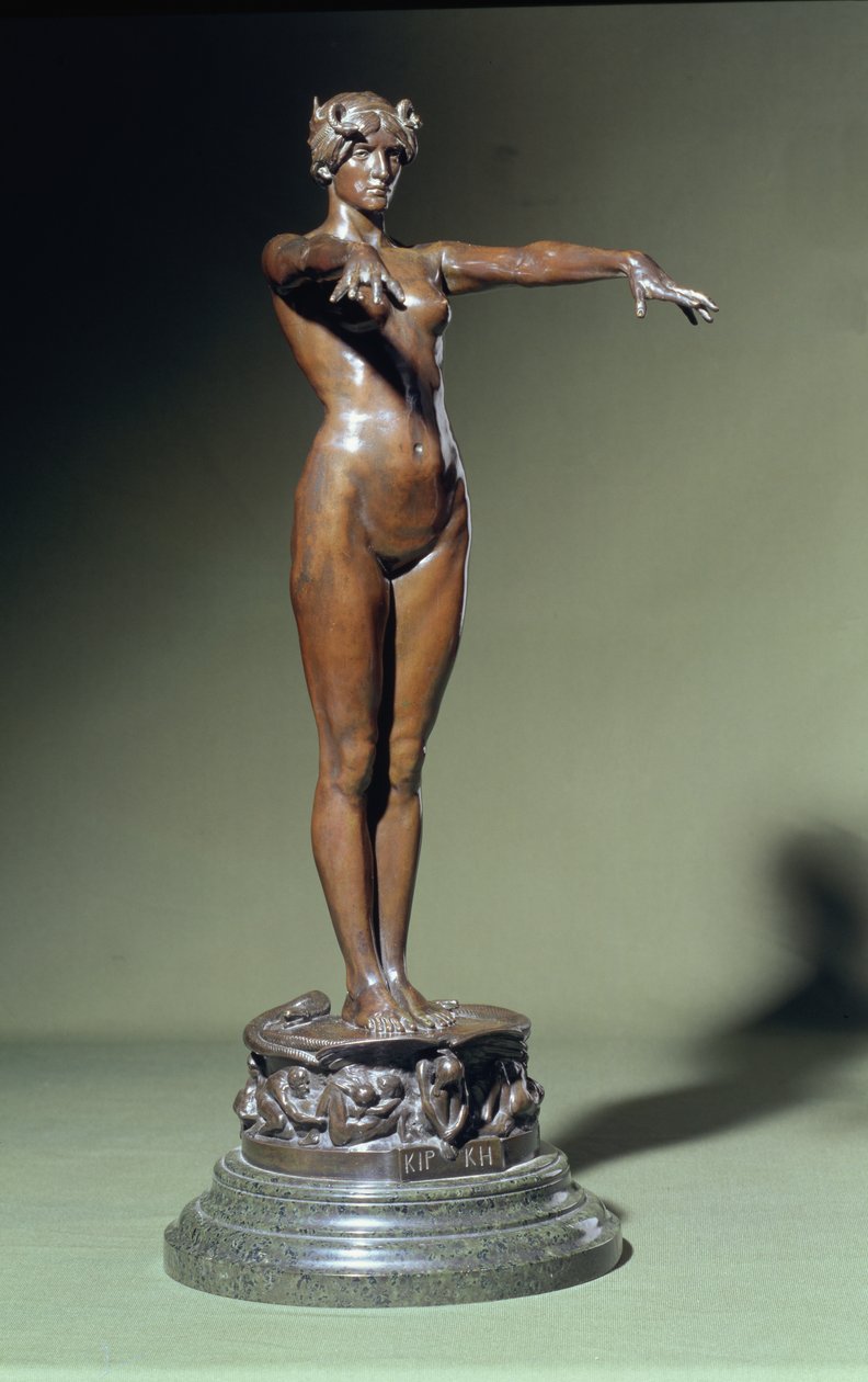 Circe, kolem 1893-94 (bronz a mramor) od Edgar Bertram Mackennal