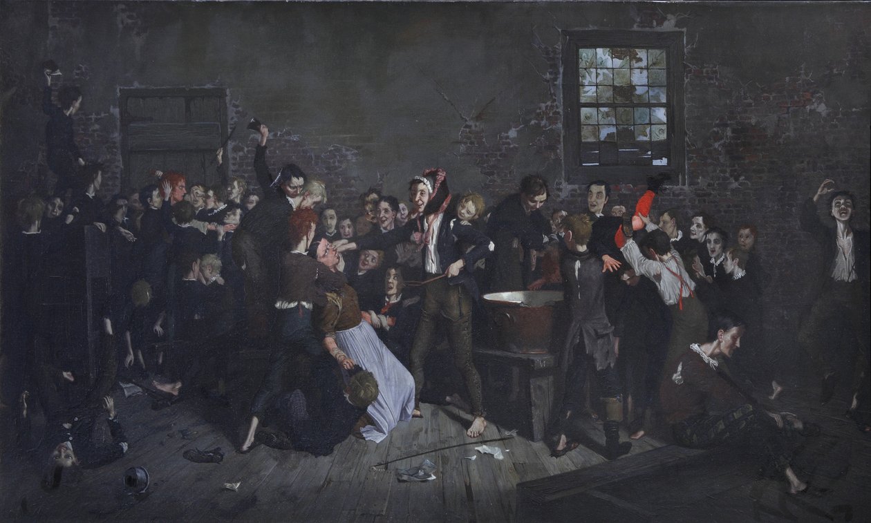 Dotheboys Hall Breaks Up Forever, 1862-1922 od Edgar Bundy