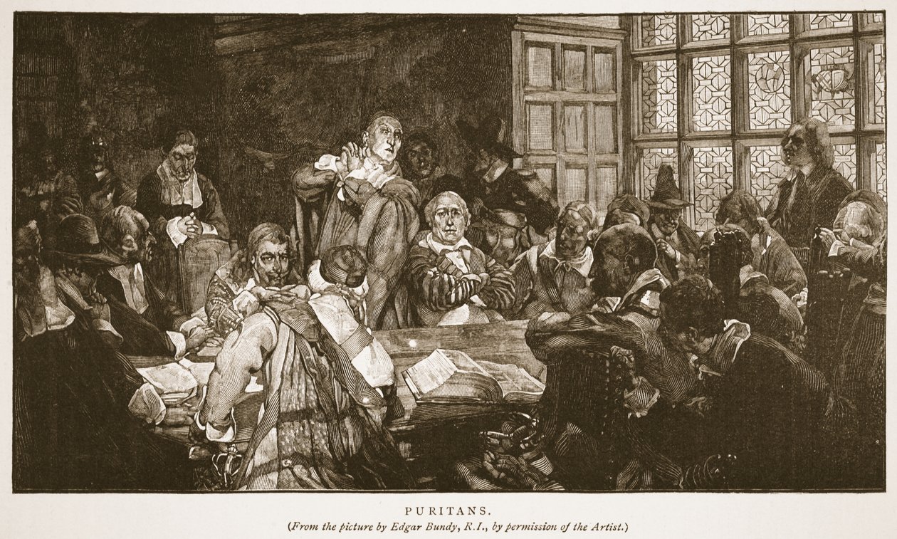 Puritans, ilustrace z 