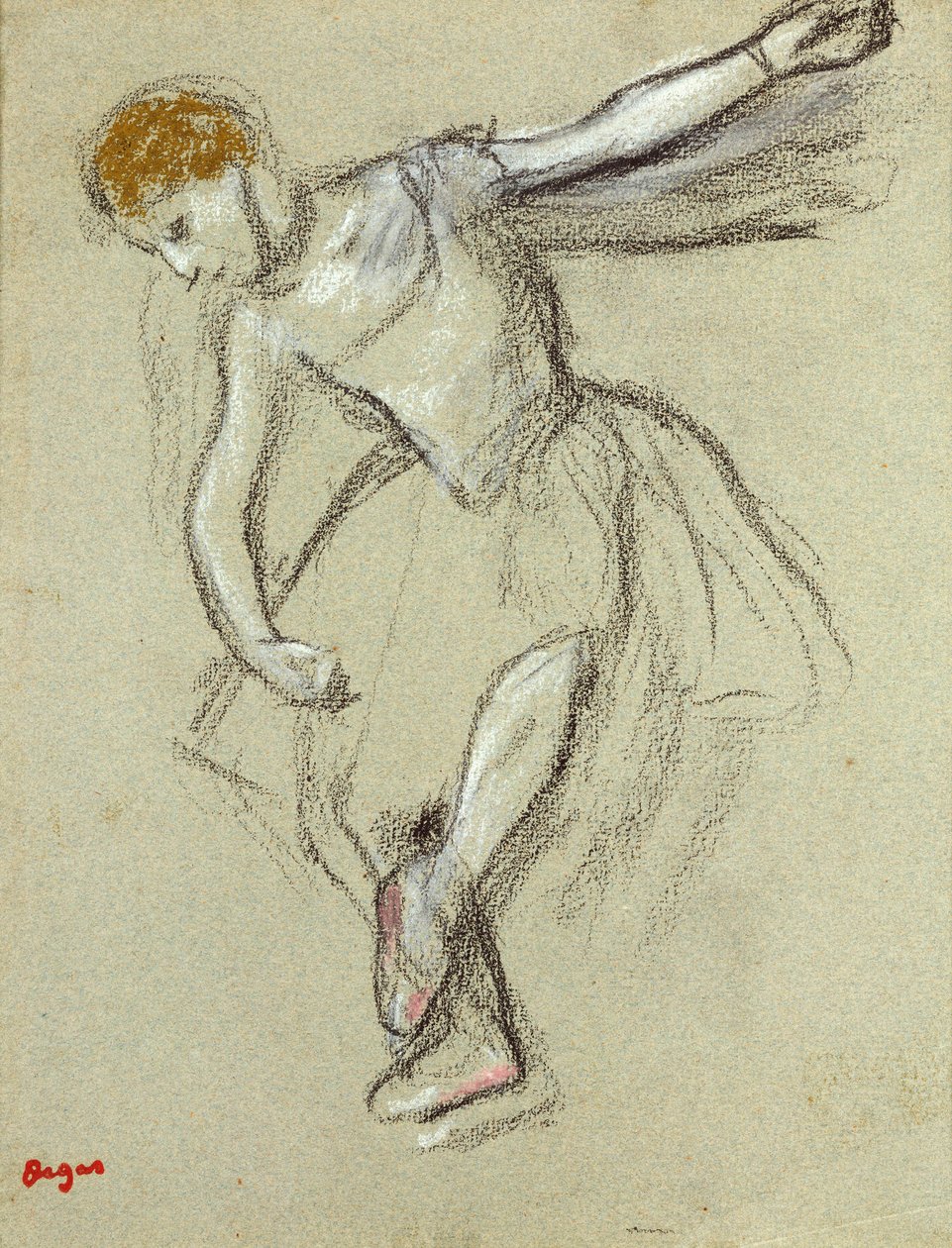 Tanečník v profilu od Edgar Degas