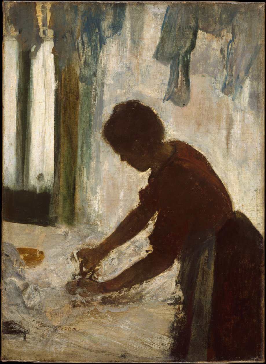 Žena, která žehlí od Edgar Degas