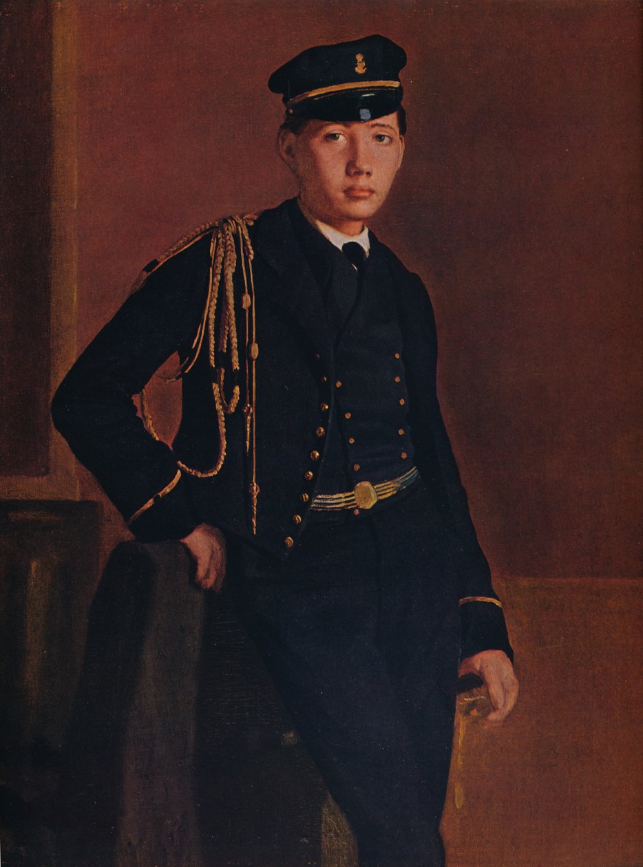Achille de Gas v uniformě kadeta, 1856-1857 od Edgar Degas