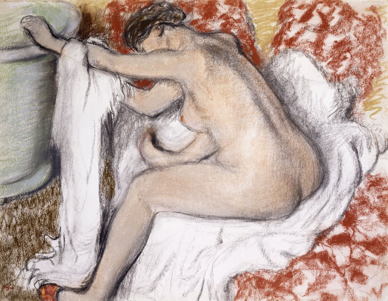 Po koupeli (Sušící se žena); La Sortie du Bain (Femme S