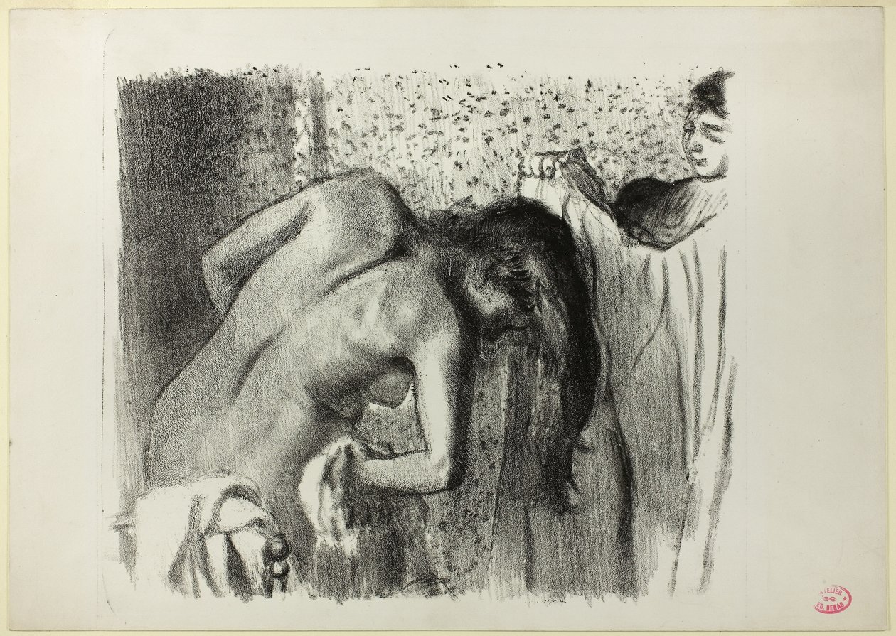 Kylvyn jälkeen (iso versio) od Edgar Degas