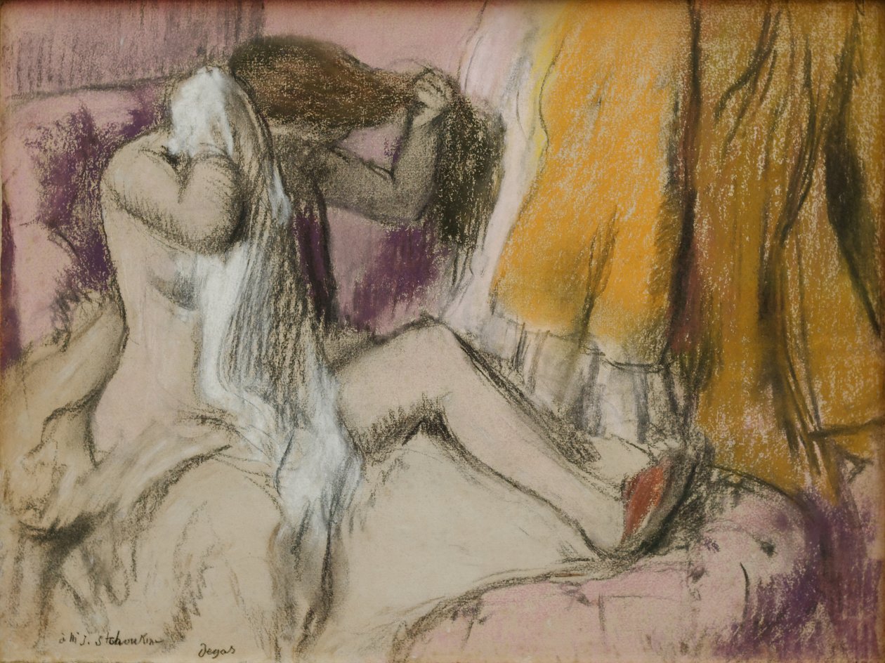 Nach dem Bad od Edgar Degas