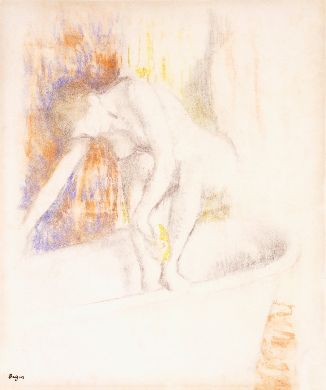 Po koupeli, 1890-1900 od Edgar Degas