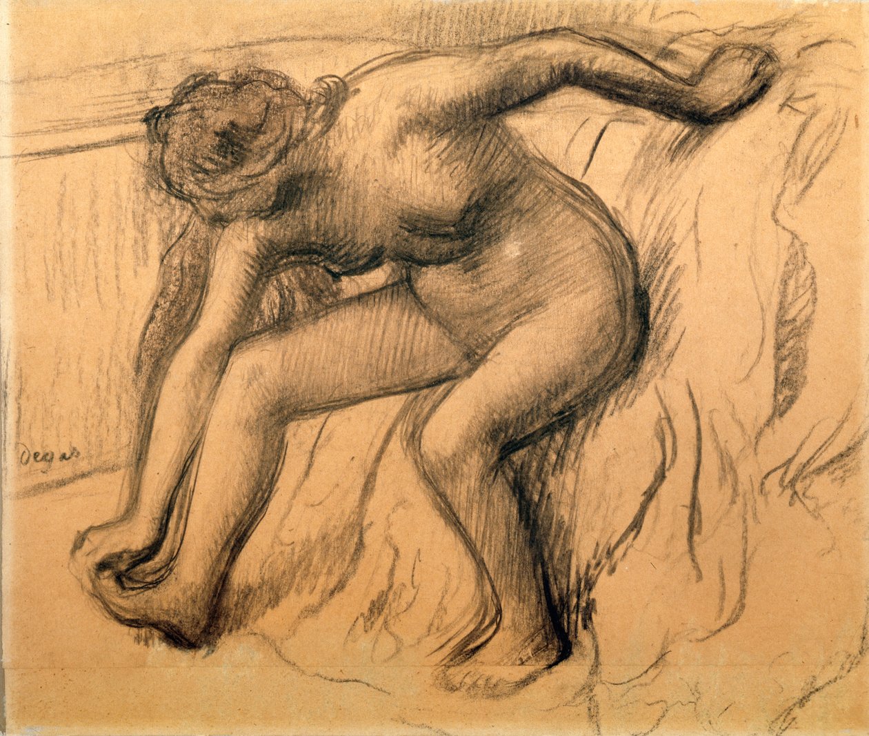 Po koupeli, 1892. od Edgar Degas