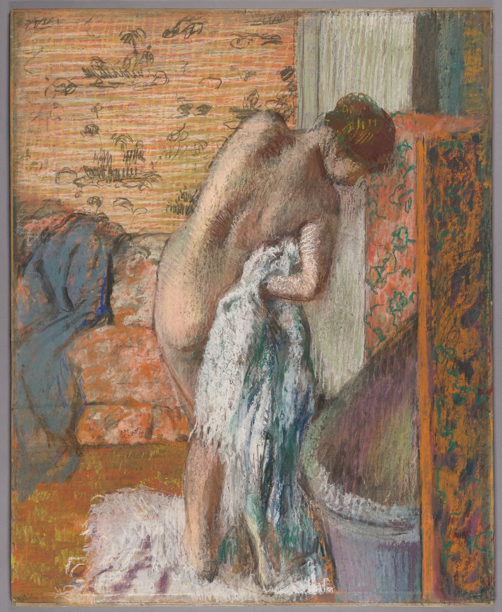 Apres le bain od Edgar Degas