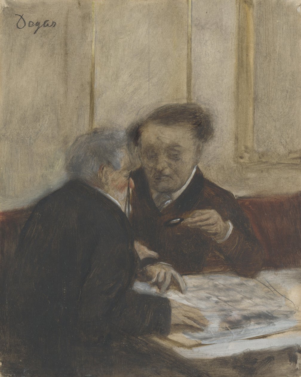 V Café Châteaudun, c. 1870 od Edgar Degas