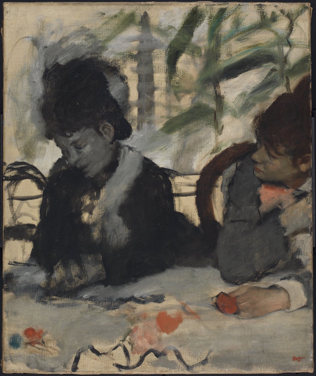 V kavárně od Edgar Degas