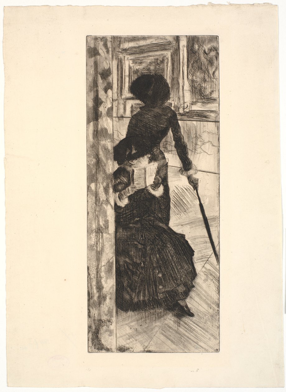 V Louvru: Malování (Mary Cassatt) od Edgar Degas