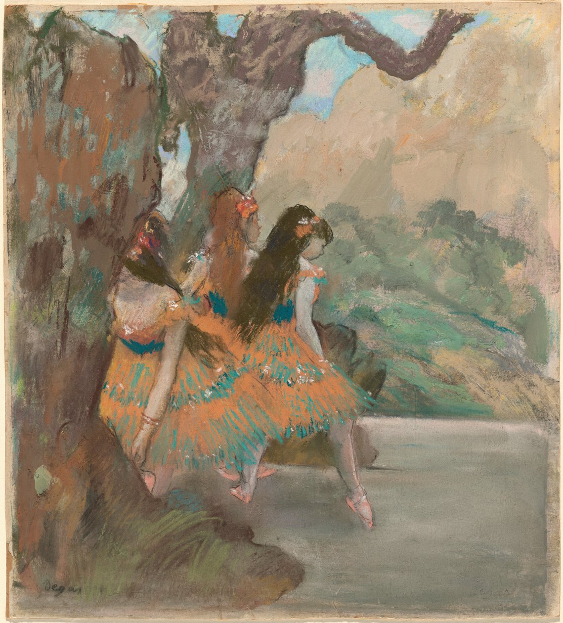 Baletní tanečníci, c. 1877. od Edgar Degas