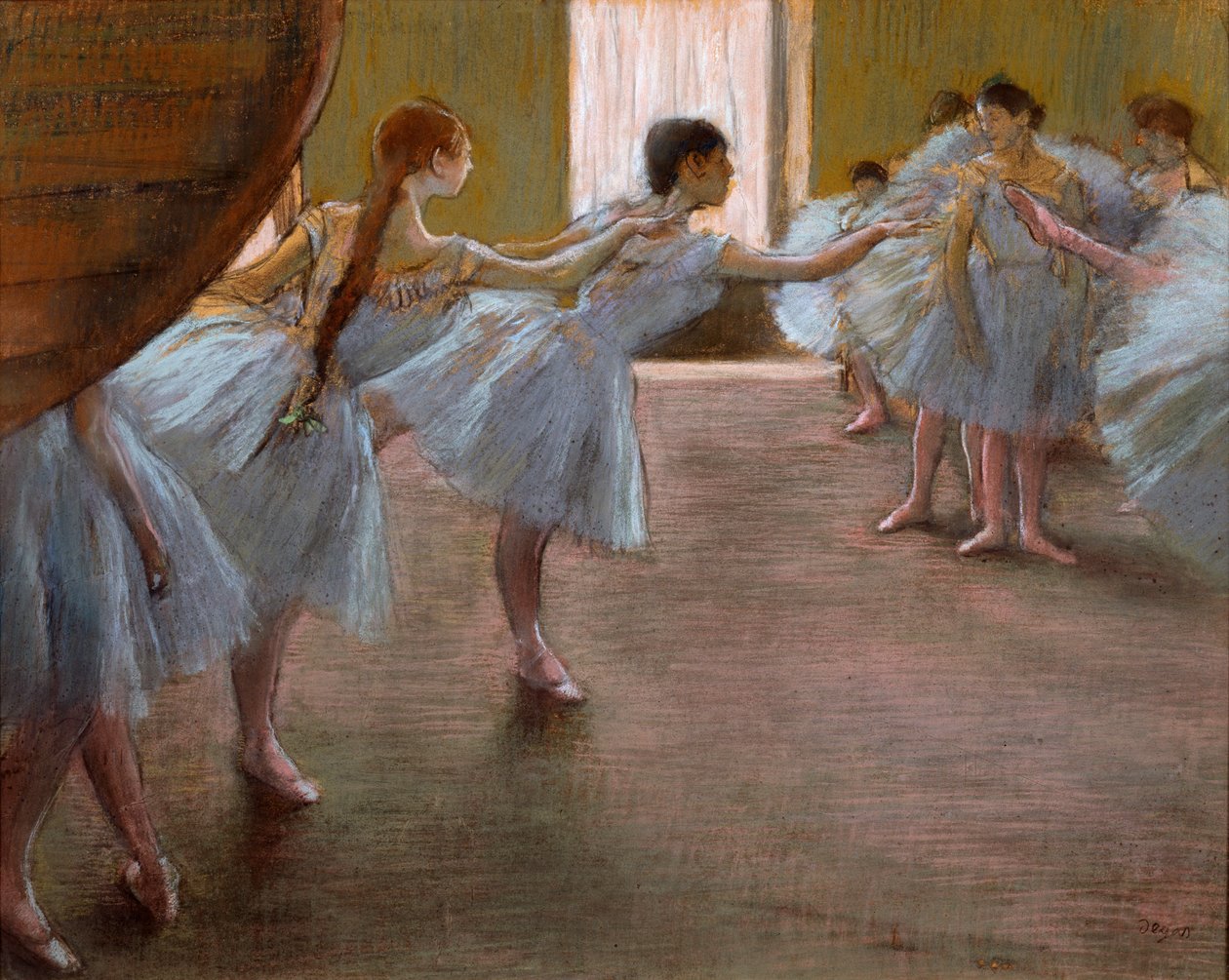 Baletní zkouška, 1885-1890. od Edgar Degas