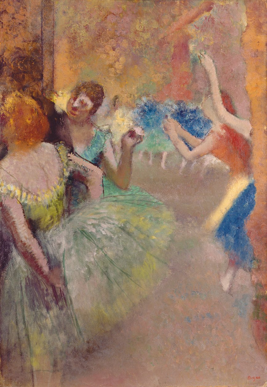Baletní scéna; Baletní scéna, kolem roku 1885 od Edgar Degas