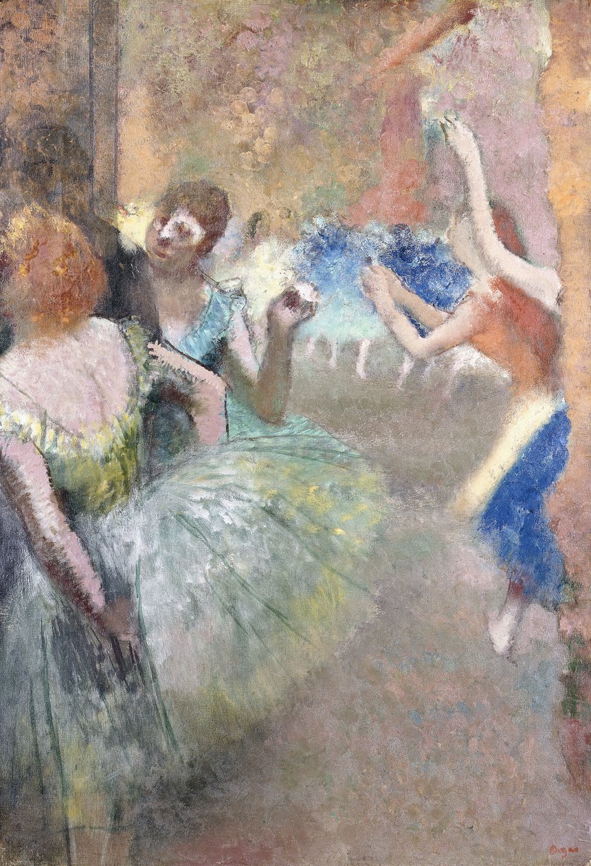 Baletní scéna, kolem roku 1885 od Edgar Degas