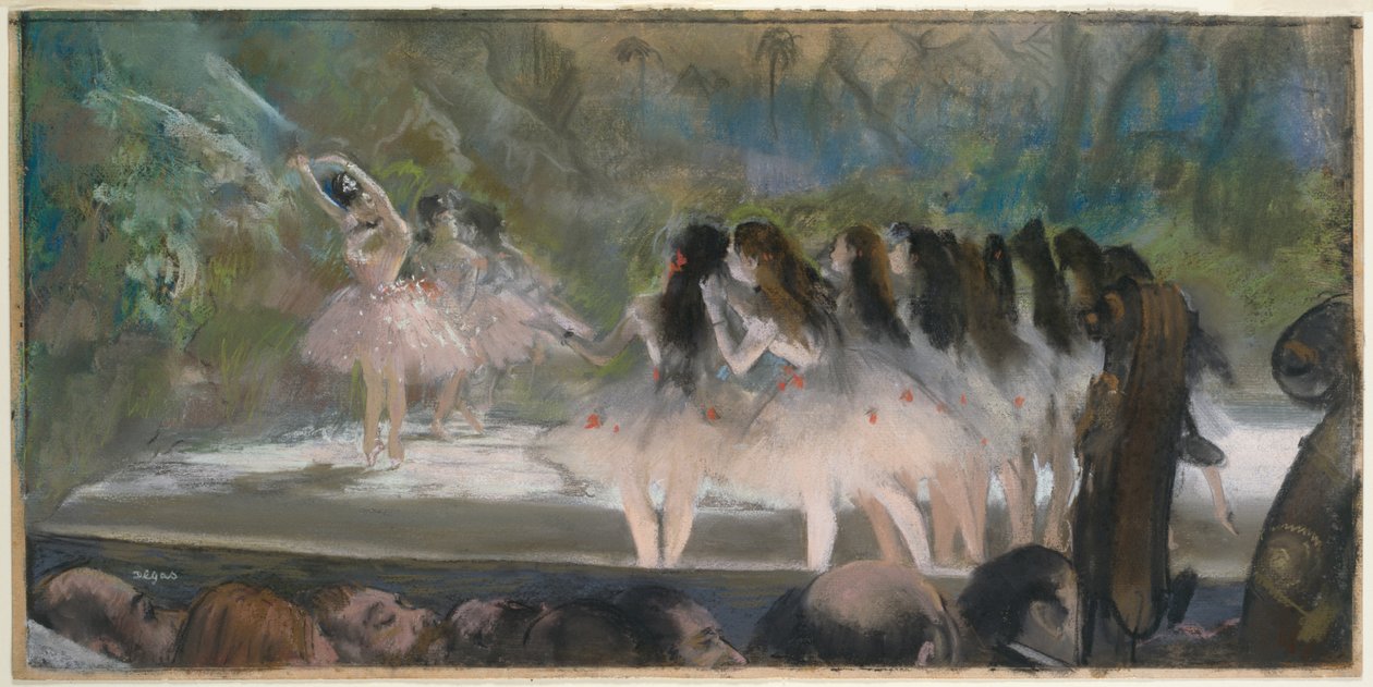 Balet v pařížské opeře od Edgar Degas