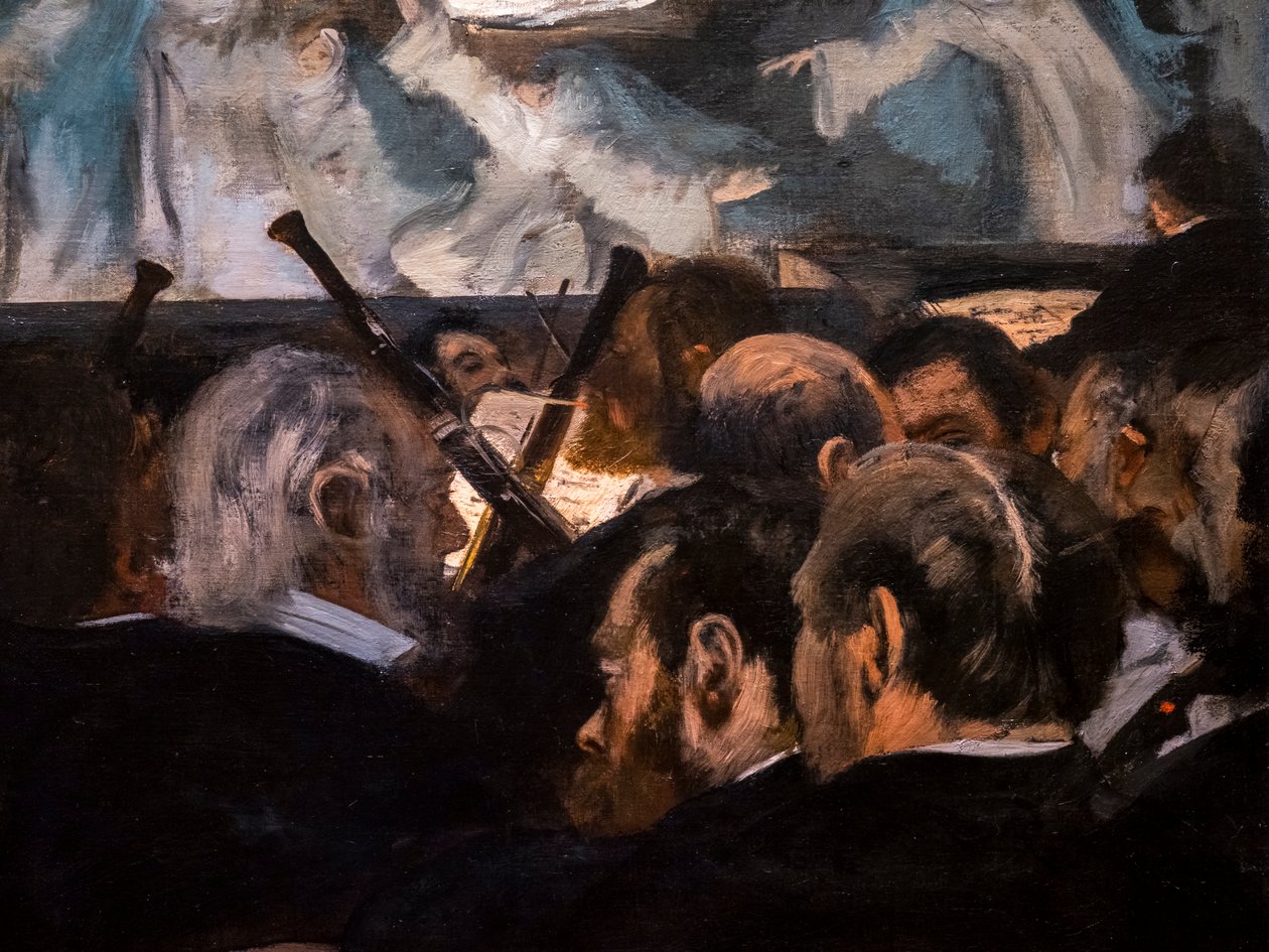 Balet Roberta Ďábla (detail). 1876. Olej na plátně. od Edgar Degas