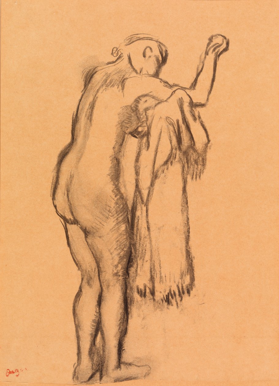 Koupání se suší od Edgar Degas
