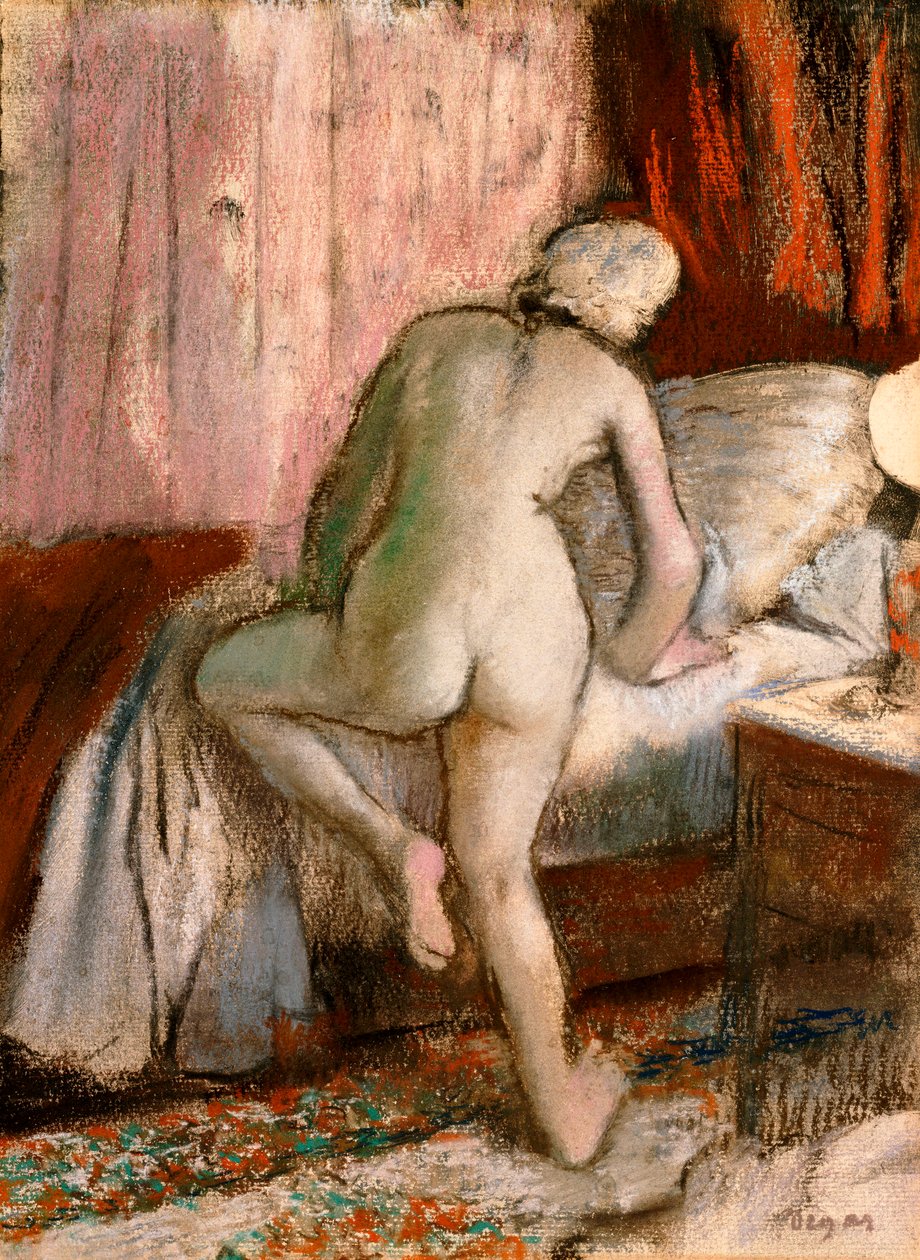 Před spaním, kolem roku 1883 od Edgar Degas