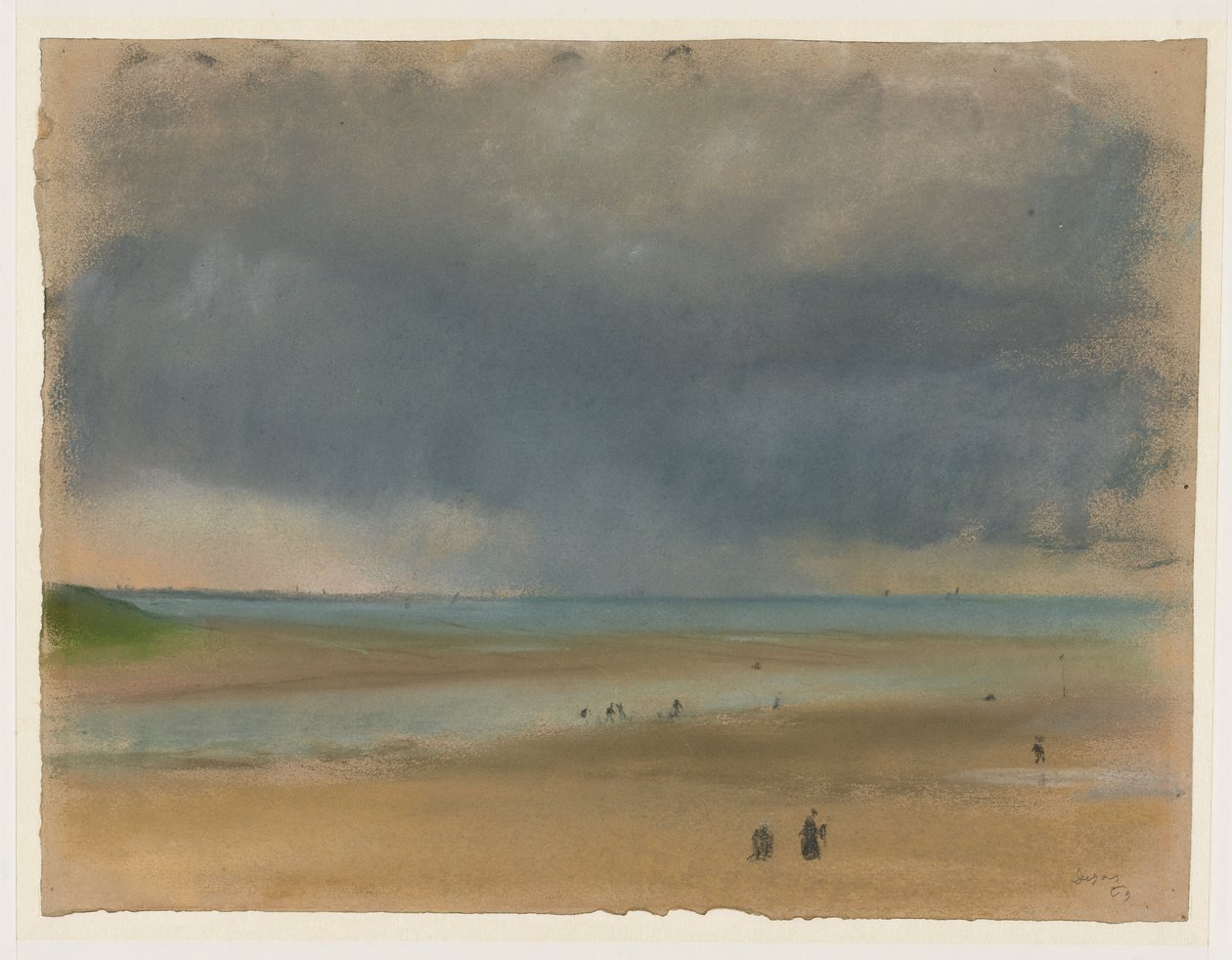 U moře od Edgar Degas