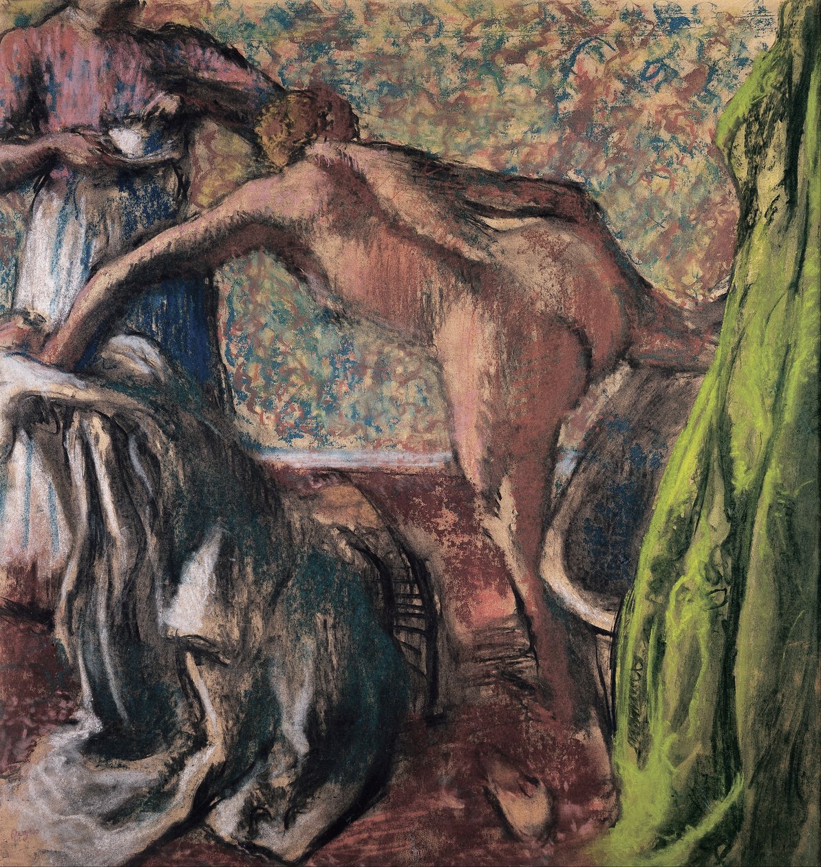Snídaně po koupeli (Koupel) od Edgar Degas