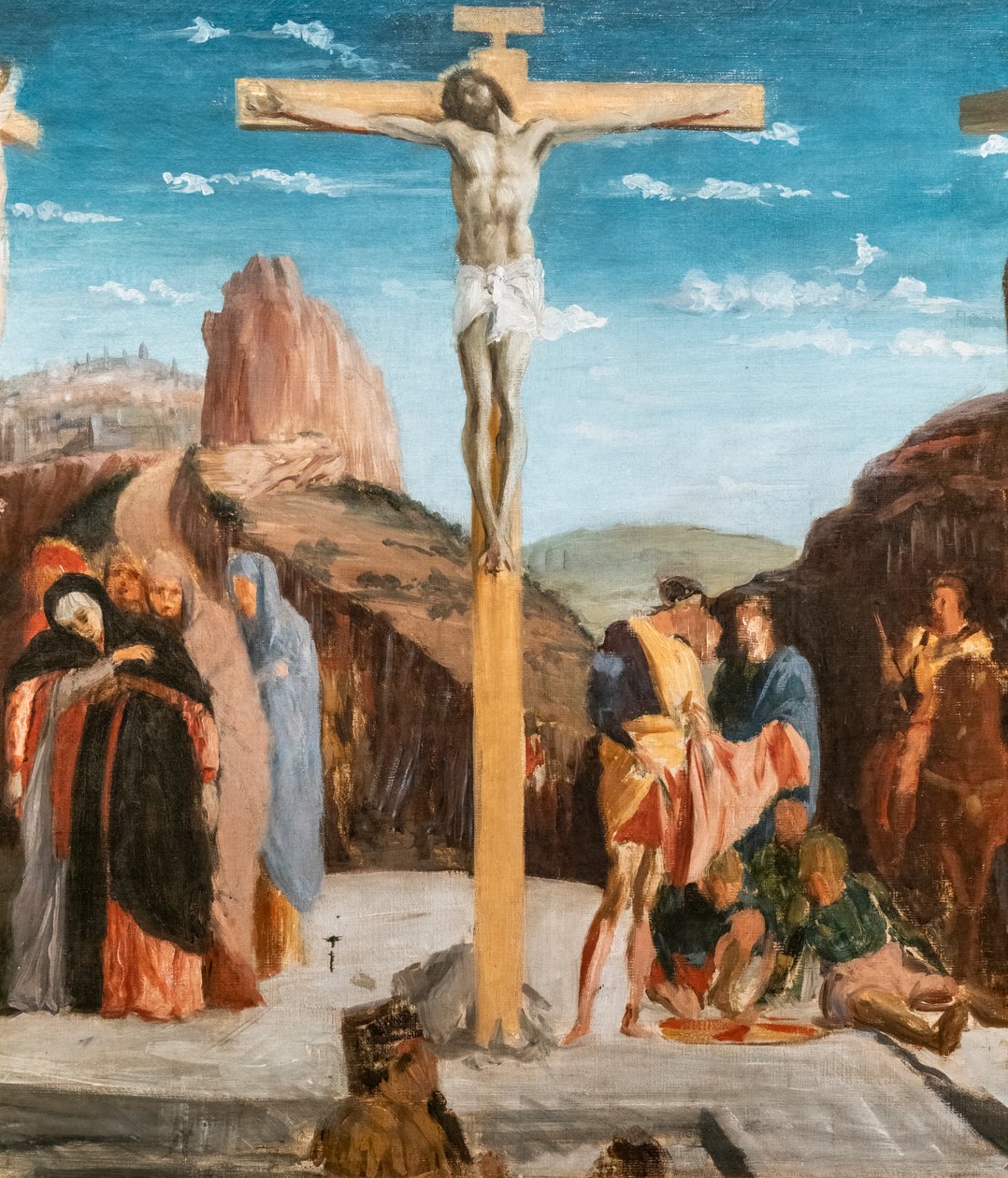 Kalvárie (kopie podle Andrea Mantegny) (detail). 1861. Olej na plátně. od Edgar Degas