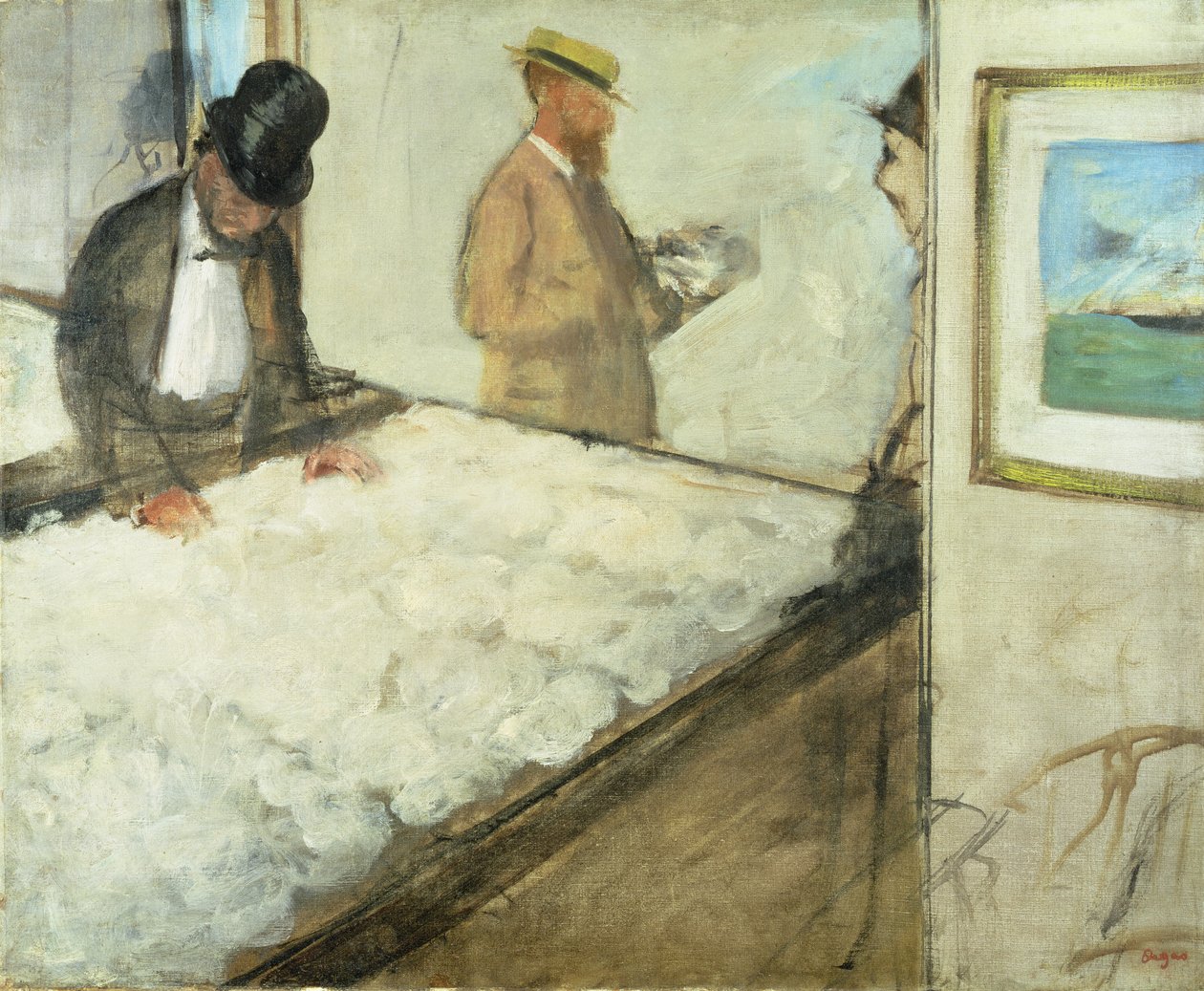 Obchodníci s bavlnou v New Orleans, 1873 (olej na plátně) od Edgar Degas