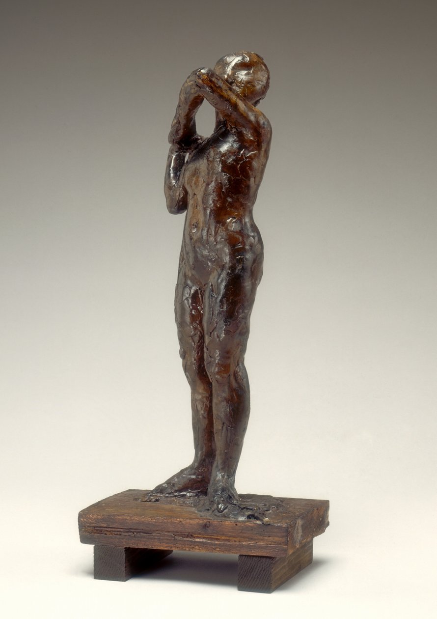 Tanečnice upravující ramenní popruh svého živůtku, 80. léta 19. století. od Edgar Degas