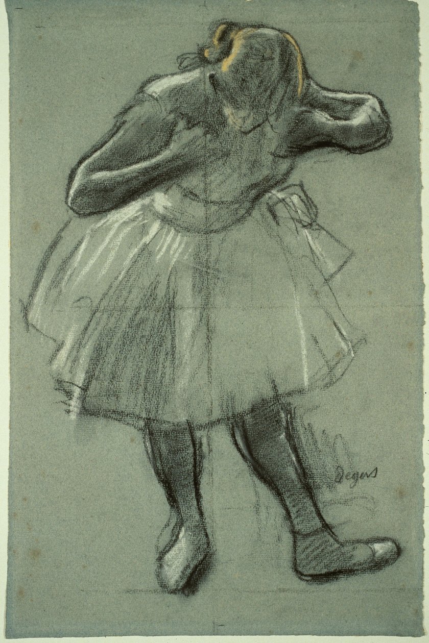 Tanečník se předklání od Edgar Degas