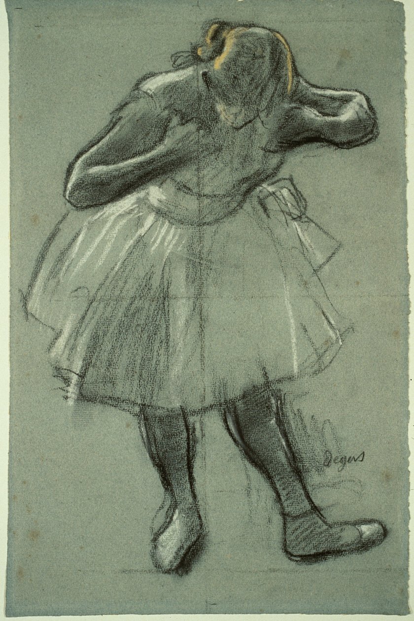 Tanečník v předklonu od Edgar Degas