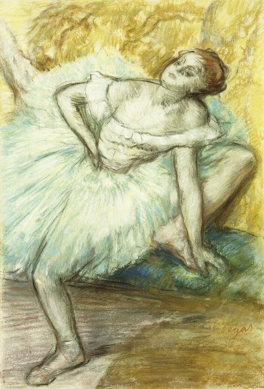 tančit; Tanečník, 1897-1900 od Edgar Degas
