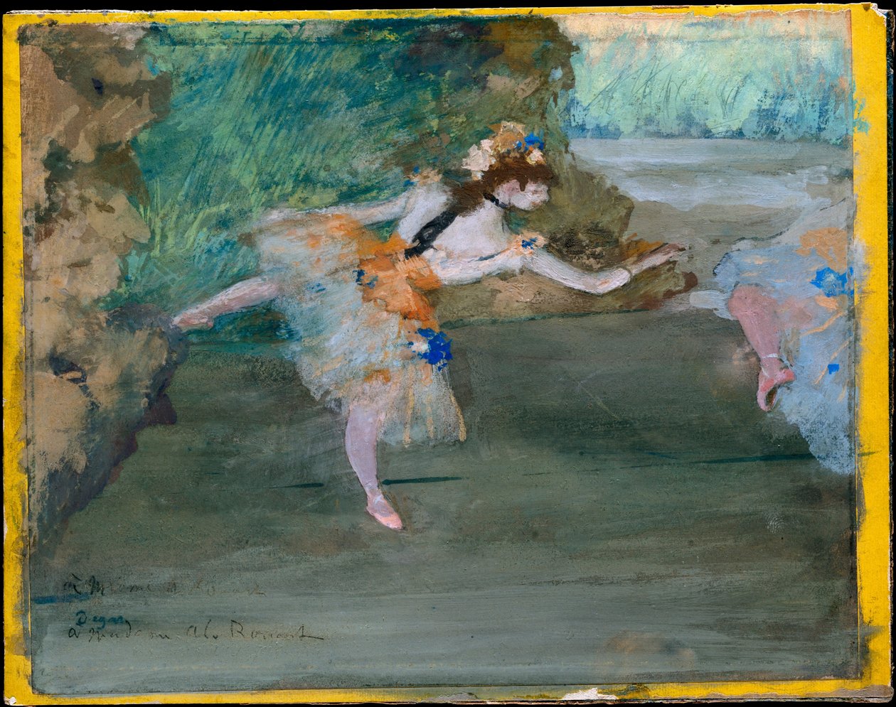 Tanečnice na jevišti od Edgar Degas