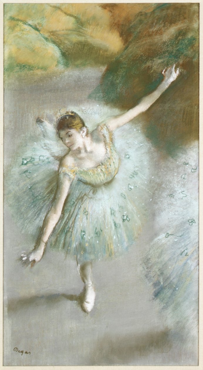 Tanečnice v zeleném od Edgar Degas