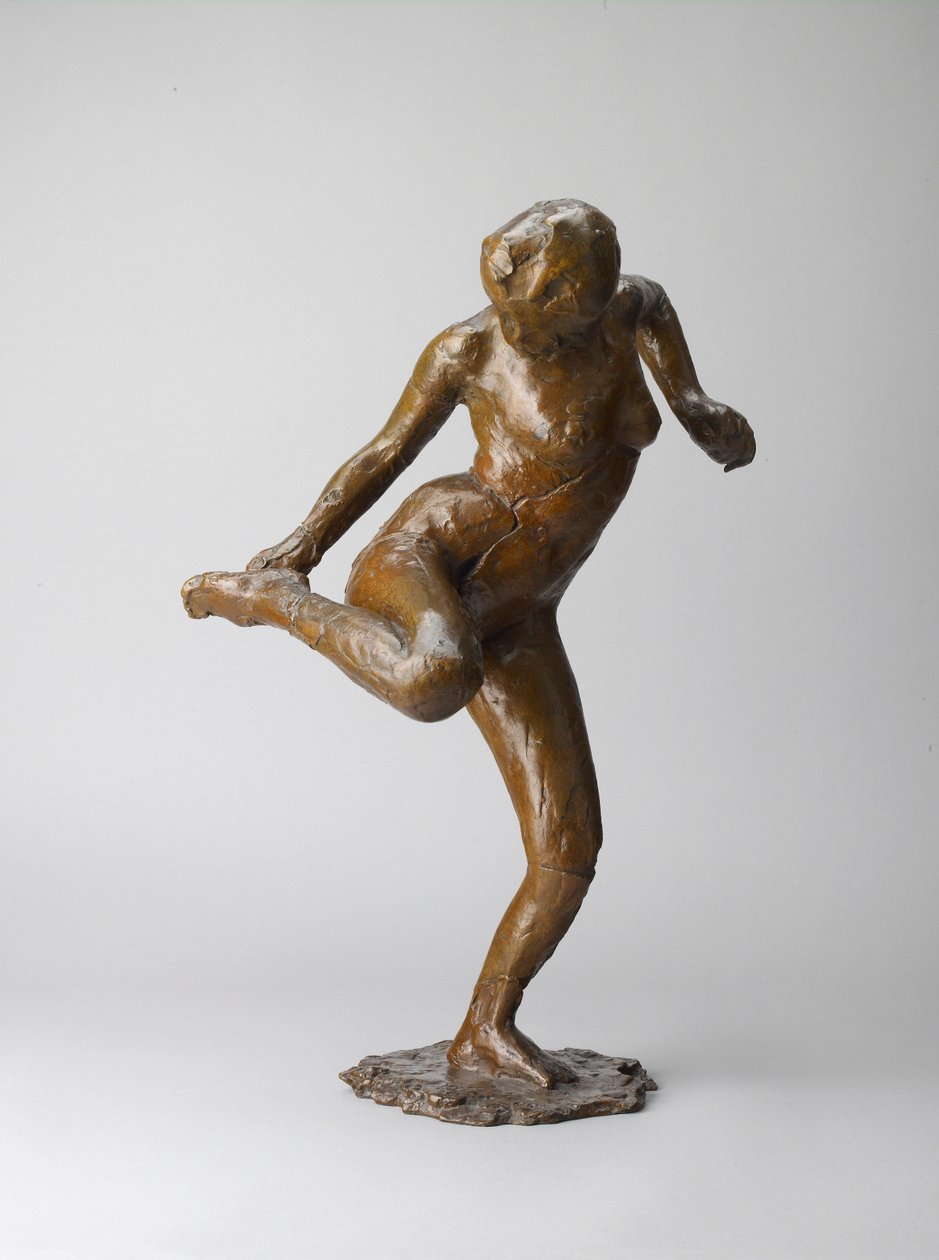 Tanečnice při pohledu na chodidlo své pravé nohy, 1882-1895 od Edgar Degas