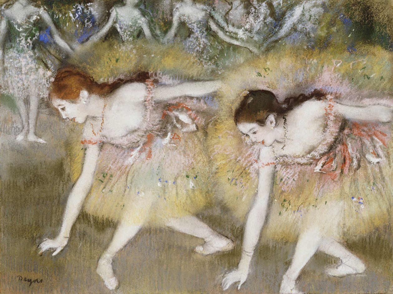 Tanečníci se sklánějí od Edgar Degas