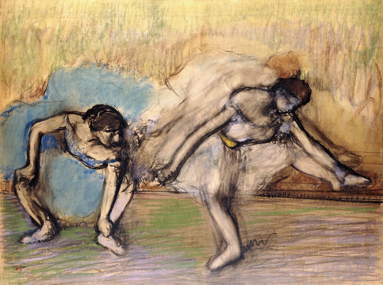 Tanečníci v klidu, kolem roku 1896 od Edgar Degas