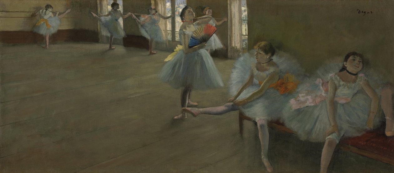 Tanečníci ve třídě, kolem roku 1880 od Edgar Degas