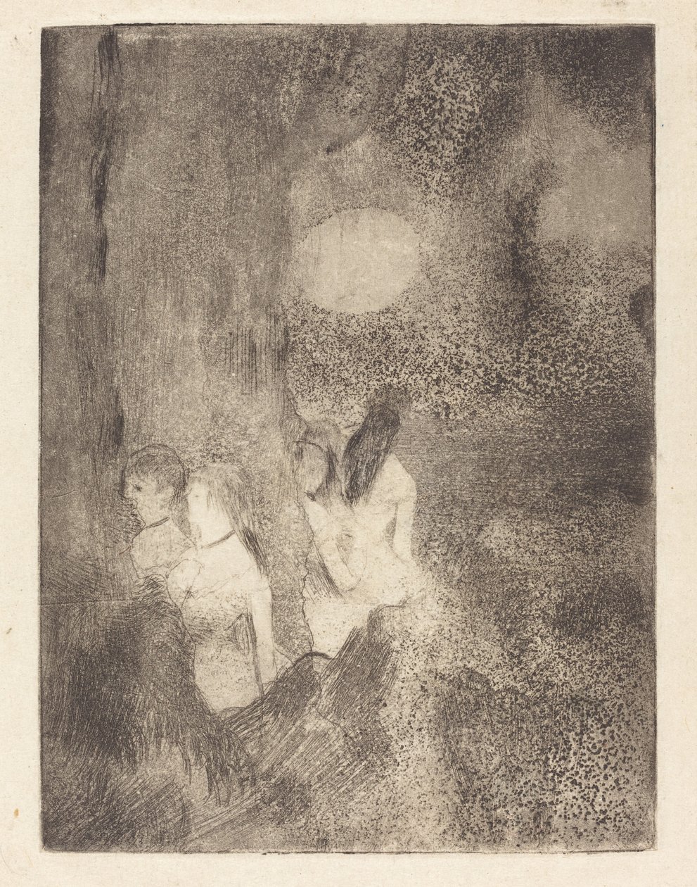 Tanečníci v křídlech od Edgar Degas