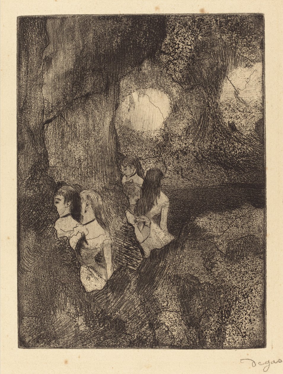 Tanečníci v křídlech od Edgar Degas