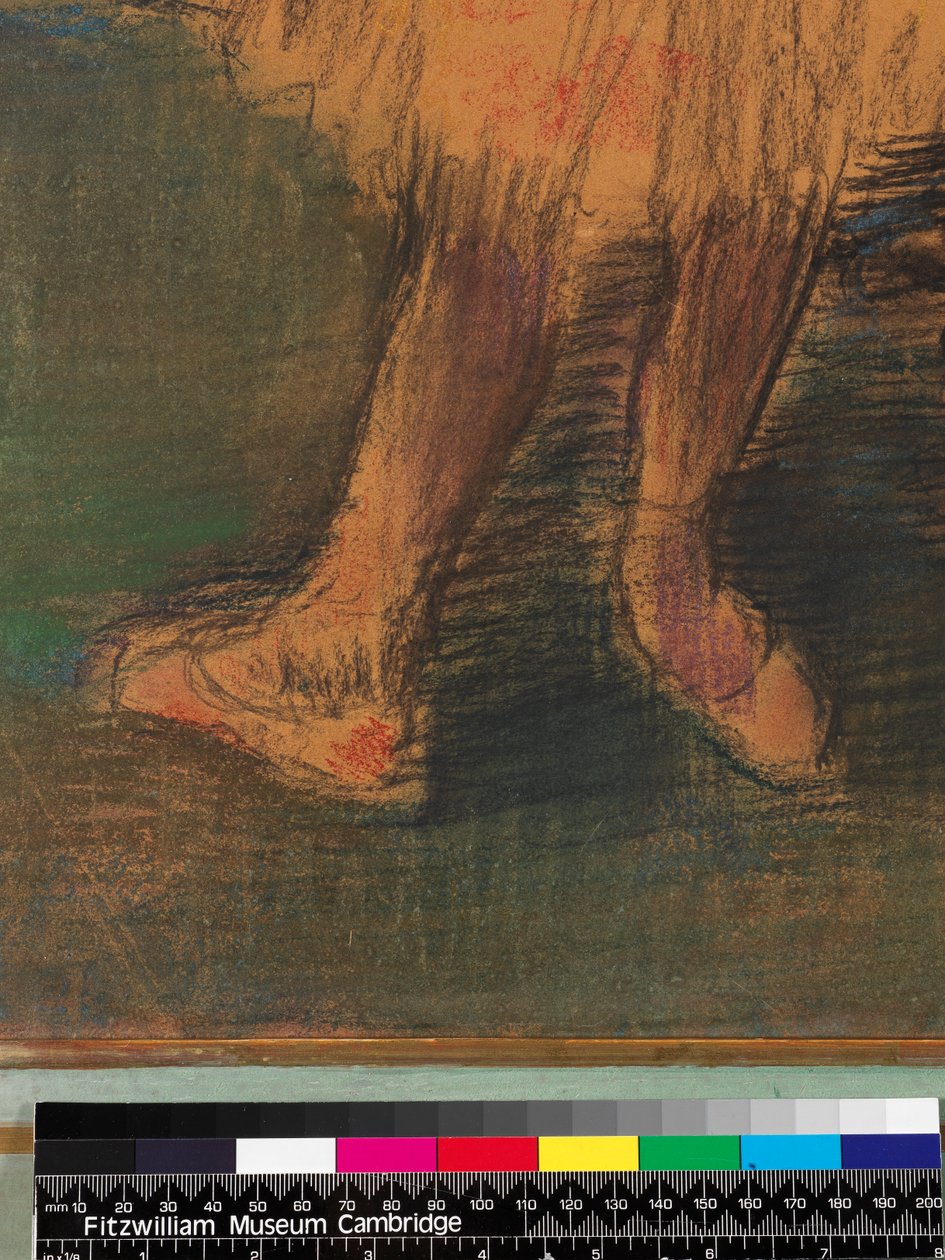 Tanečníci v křídle od Edgar Degas