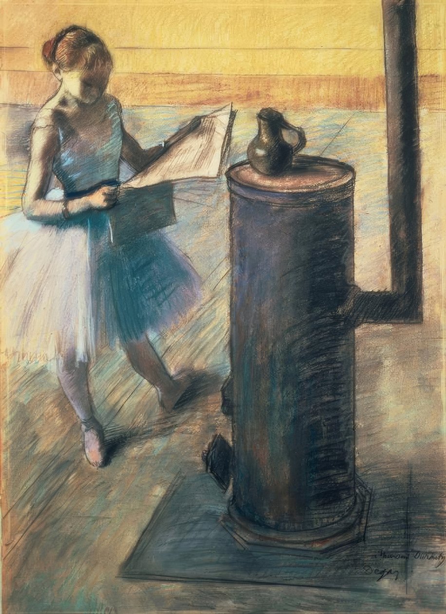 Tanečnice odpočívá od Edgar Degas