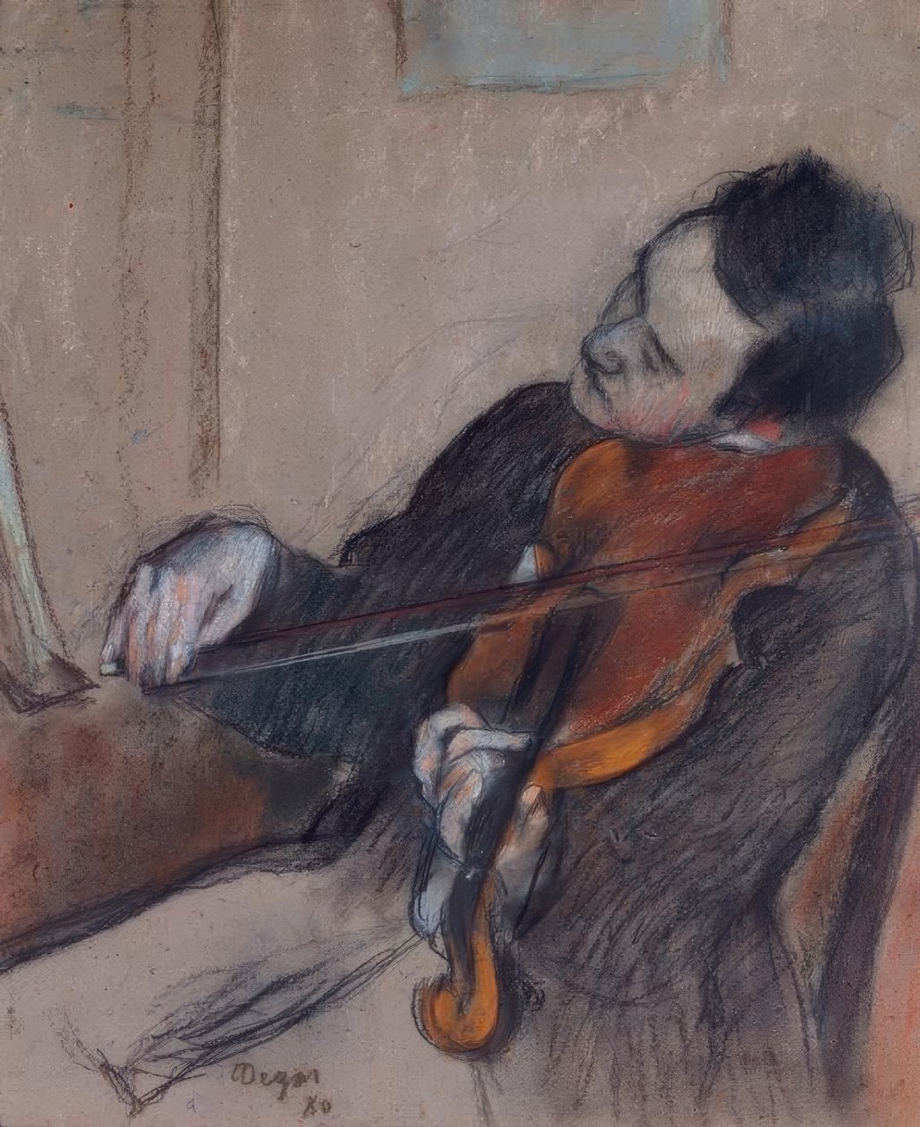 Hráč na violu od Edgar Degas