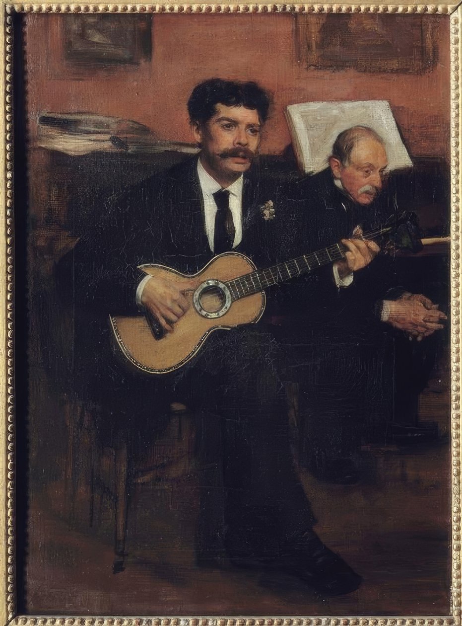 Španělský tenorista Lorenzo Pagans (1838-1883) a otec od Edgar Degas