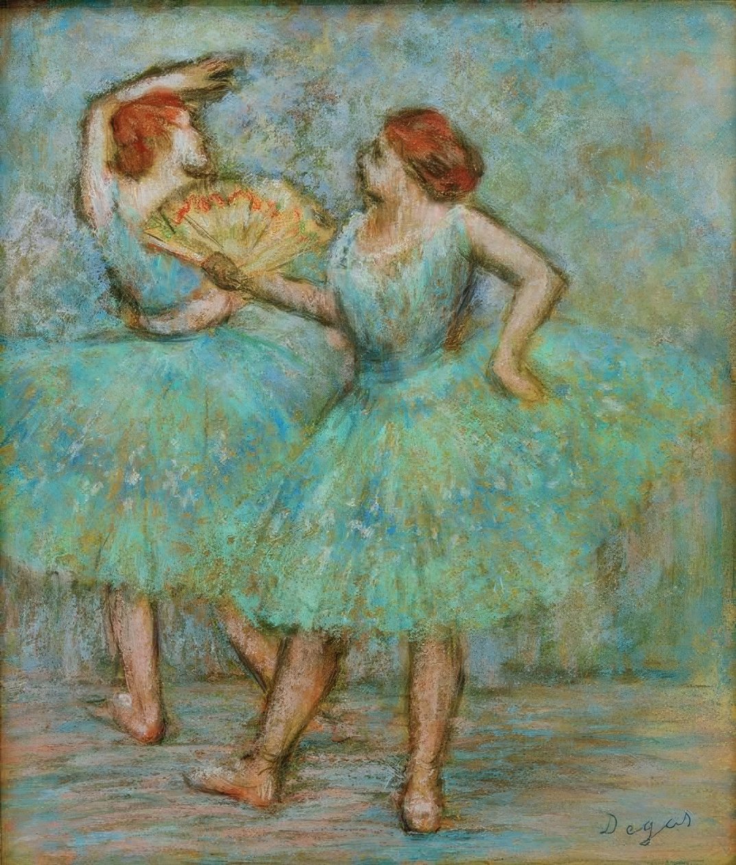Dva tanečníci od Edgar Degas
