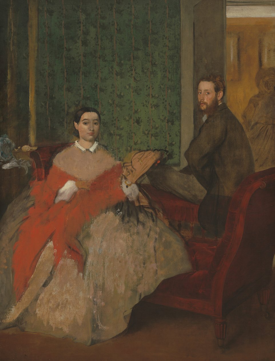 Edmondo a Therese Morbilli od Edgar Degas
