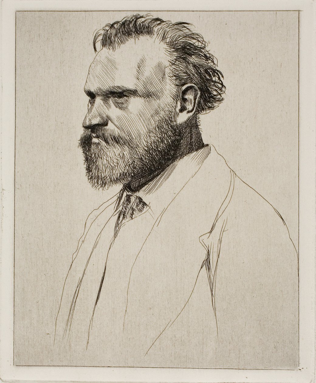 Edouard Manet, Portrét v délce poprsí od Edgar Degas