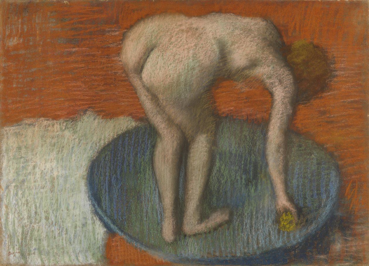 Nainen kylpylässä od Edgar Degas