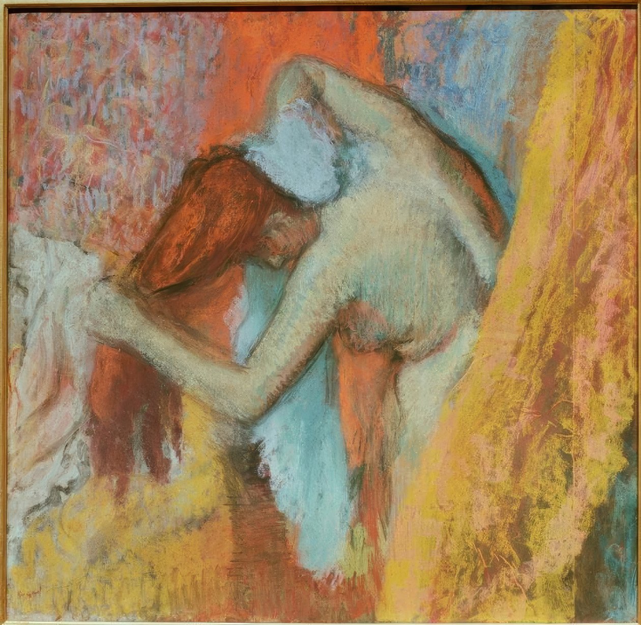 Žena na záchodě od Edgar Degas